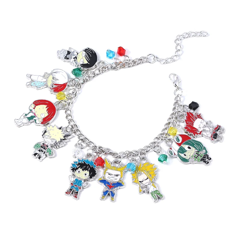 

Anime My Hero Academia Figure Bracelets Boku No Hero Academia Midoriya Izuku deku Pendant Wristband Bangles Cosplay Jewelry