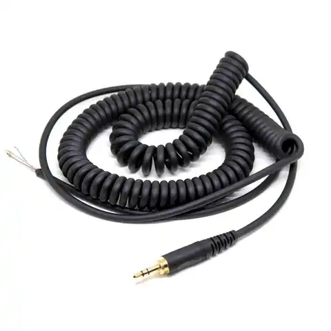 Сменный витой пружинный кабель для замены кабеля для студийной лампы для наушников ATH-M50 SONY 7509 V6 V600 V700 V900 7506