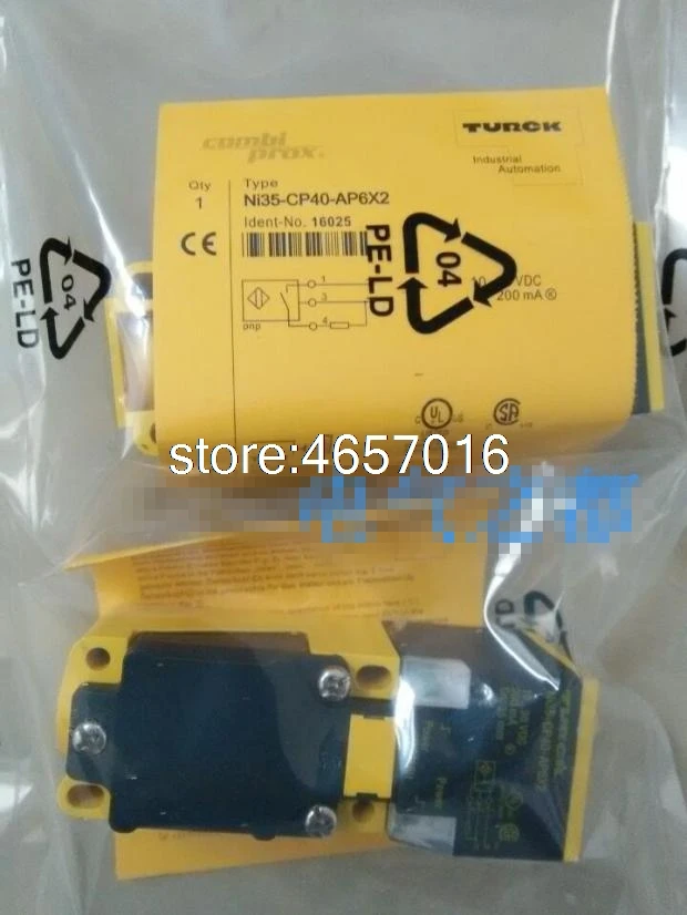 

NI35-CP40-AP6X2 NI35-CP40-AN6X2 NI35-CP40-FZ3X2 Turck New High-Quality Proximity Switch Sensor