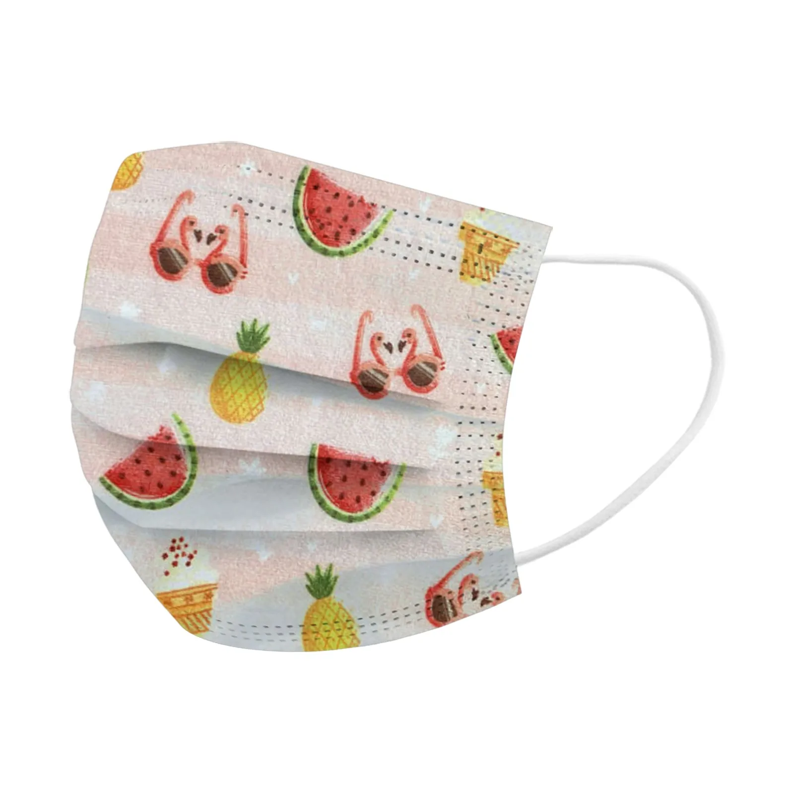 10pcs Disposable Face Mask adult Printed Covers For Women Unisex Masks for face Men Protective Facemask Halloween Cosplay Маска |