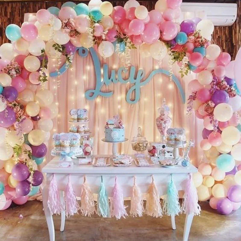 

5m Birthday Balloons Chain Birthday Party Decorations Kids Globos Ballon Arch Accessories Wedding Balony Baloon Chain