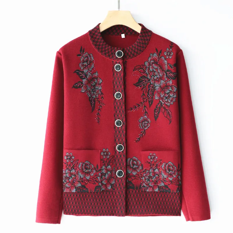 Свитер женский трикотажный однобортный с круглым вырезом одежда для мам