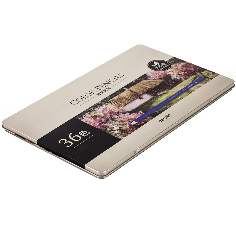 Деревянные цветные карандаши ed набор 72 цветов для студентов детей рисования