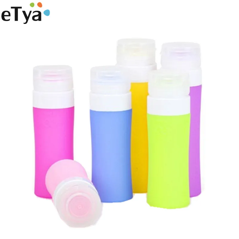 Силиконовый портативный дорожный флакон для женщин и мужчин косметический