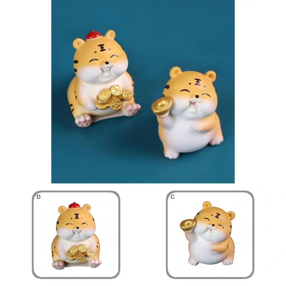 

DIY Mini kawaii миниатюрный садовое украшение Decor Pot Craft Year Of The тигр, аксессуары Home Decor New Year 2022 Kids Toy Gift