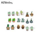 2020 новые искусственные акриловые серьги в виде животных, эпоксидная смола