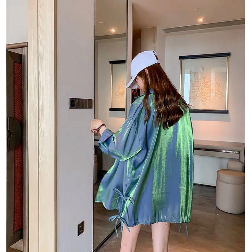 2019 новые модные блестящие винтажные блузки женские дизайнерские свободные