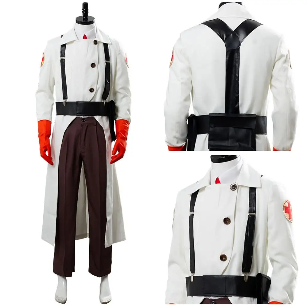 Костюм для косплея Team Fortress 2 Medic карнавальные костюмы взрослых и мужчин на