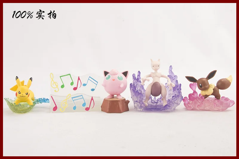 TAKARA TOMY Покемон Пикачу Mewtwo белка Charizard Eevee Venusaur Аниме Фигурка модель игрушка
