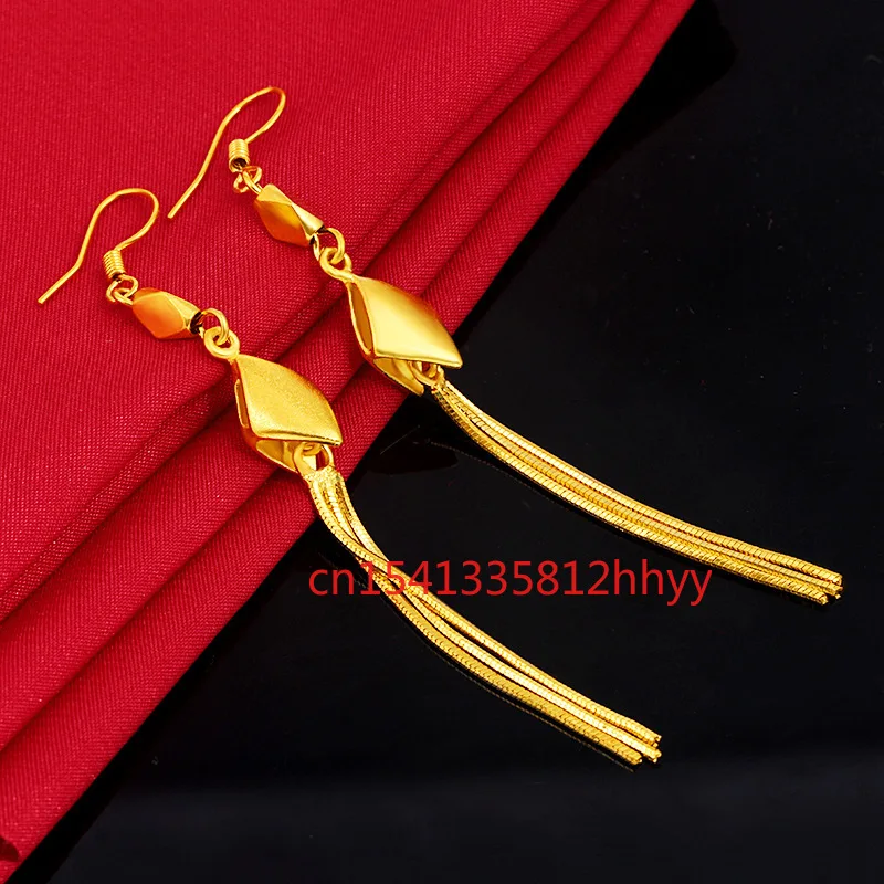 

Лидер продаж, длинные серьги с бриллиантами и кисточками, очаровательные украшения, серьги ручной работы для женщин и мужчин, модные аксесс...