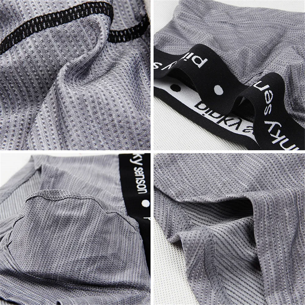 Сексуальные трусы боксеры большой карман для пениса нижнее белье с низкой