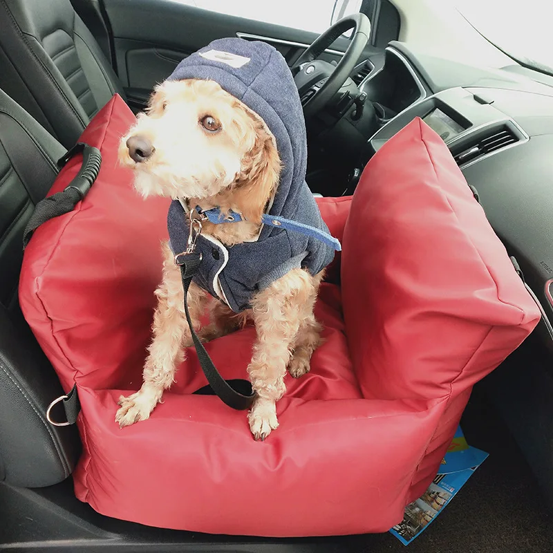 

Waterproof Dog Cat Car Seat Cover Portable Pet Nest Safety Travel Carrier Removable Washable Carring Bag For Small Cats Dogs