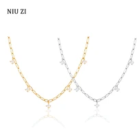 fashion necklace for women gold silver color round diamond encrusted chain pendants necklaces party accessories paired things