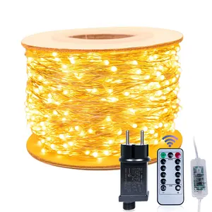 Самая длинная Водонепроницаемая уличная светодиодная сказочная уличная Гирлянда для дома, 30 м, 50 м, 100 м, декоративные гирлянды, Рождественская, свадебная, Новогодняя гирлянда