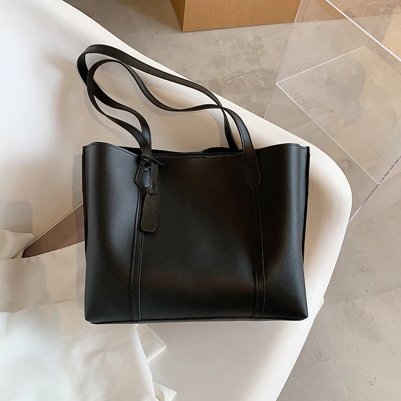 

Large-capacity Bag Female Bag New Trendy Net Red Casual Tote Bag Wild Ins One-shoulder Portable Bucket Bag