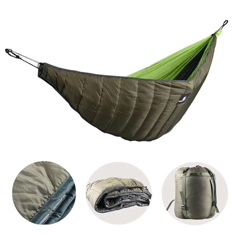 

Winter Ultralight Hammock Underquilt Sleeping Bag Full Length Camping Quilt for Outdoor Camping Hiking Backpacking Traveling