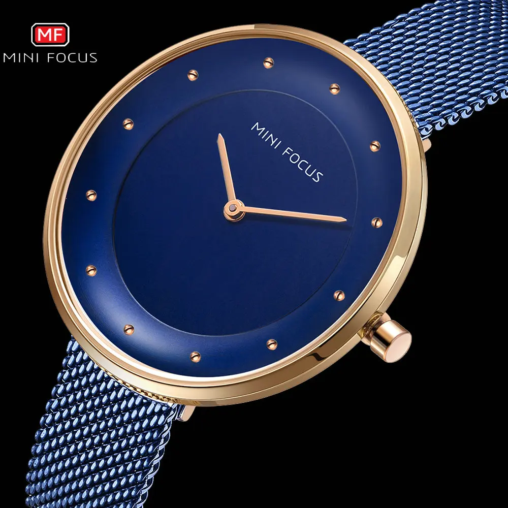 Часы наручные MINIFOCUS женские кварцевые брендовые Роскошные роскошные королевские