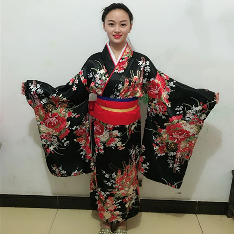 Кимоно для косплея Jigoku shoujo enma ai maid юката Униформа аниме костюмы сексуальное
