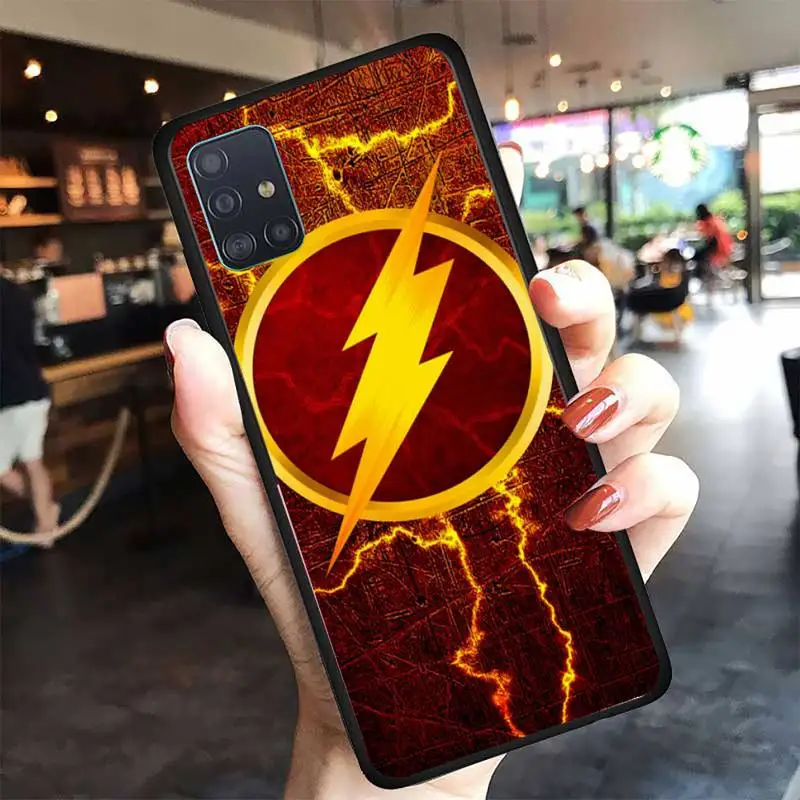 

DC The Flash Phone Case For Samsung A10 A12 A02 A20E M30 A31 A32 A40 A50 S A52 A51 A70 A71 A80 Cover Fundas