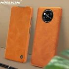 Флип-чехол NILLKIN QIN для XiaoMi Poco X3 NFC, кожаный чехол-накладка с кармашком для карт, для Poco X3 NFC, Стандартная доставка США