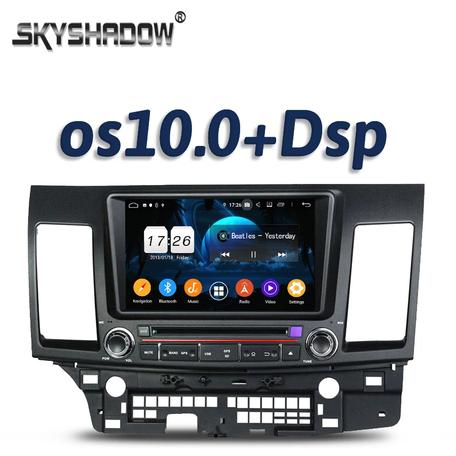 720P DSP TDA7851 Android 10 2 Гб ОЗУ 16 4 ядра автомобильный DVD-плеер GPS RDS радио wifi Bluetooth 5 0 для