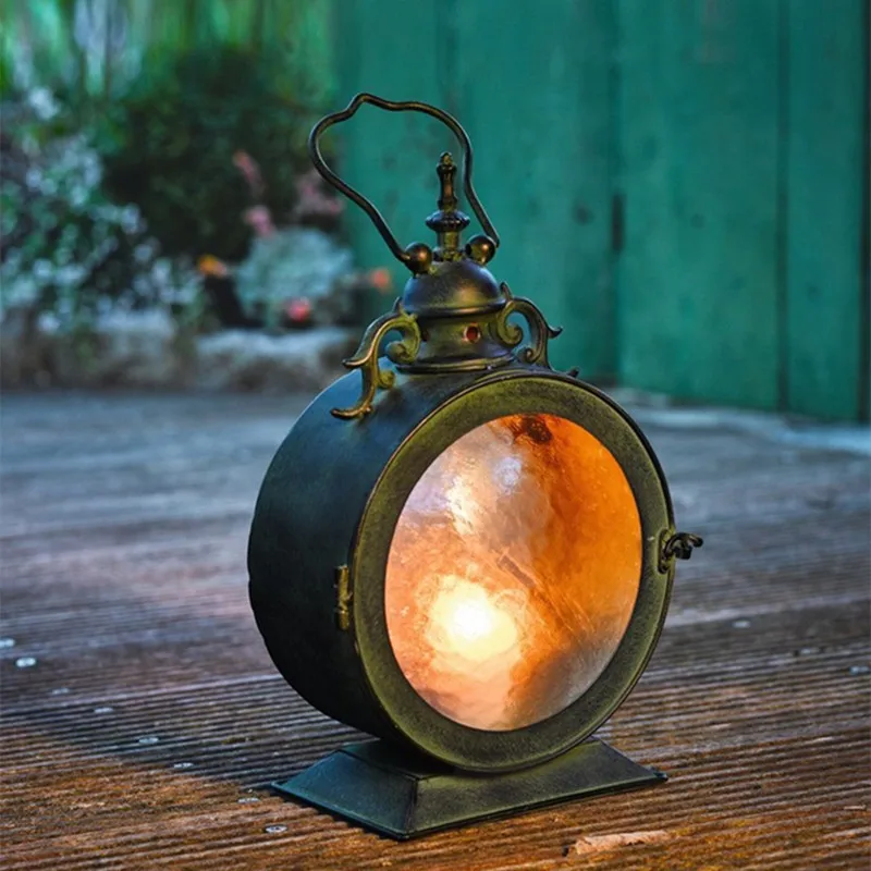 Скандинавский домашний декор металлический подсвечник стеклянный ретро стол