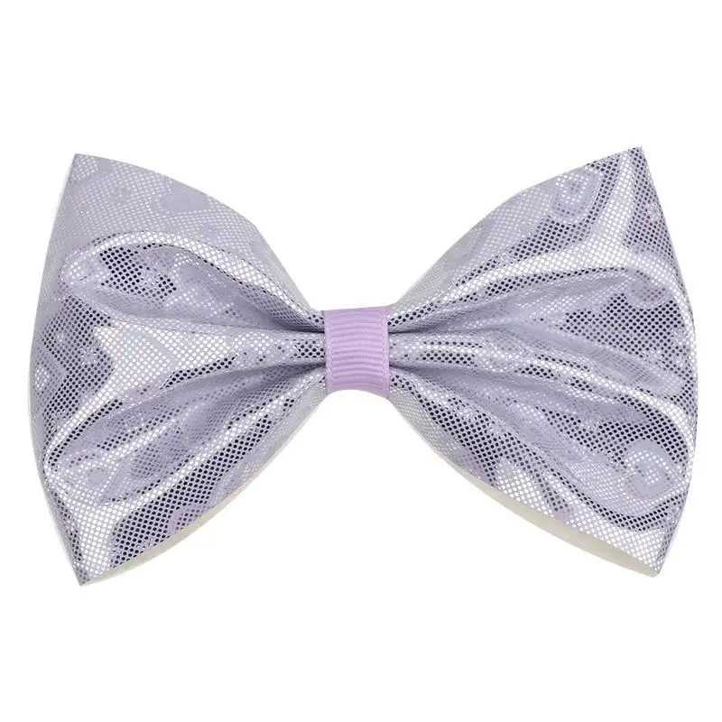 

Hair Bow Hairpin Laser Grosgrain Bowknot Kid Little Girl Cute PU Hairband Barrette Hair Bobby Pin Clip Accessories