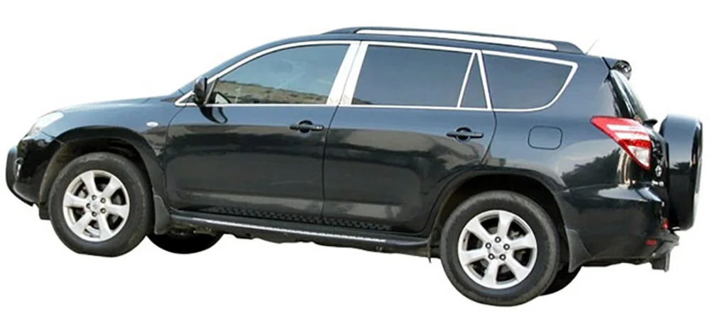 Для Toyota RAV4 RAV 4 центральный столб из нержавеющей стали 2009 2012 боковая дверь корпус