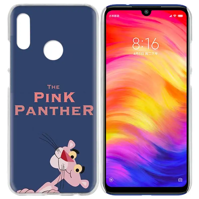 Чехол для Xiaomi Redmi Note 7 7A фотоаппаратов моментальной печати 7S 6 6A 5 Y3 K20 mi 8 до 9 лет CC9 CC9E A1 A2 A3 играть F1 Lite Pro Plus Корея Розовая пантера с рисунком из мультфильмов - Цвет: 05