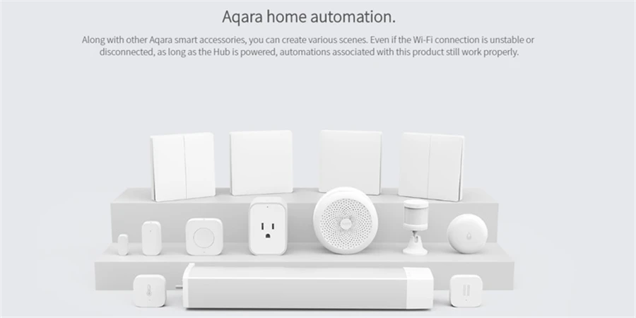 Умный беспроводной мини-переключатель Aqara ZigBee многофункциональный пульт