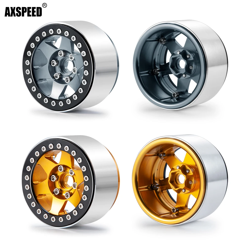 

Колесные диски AXSPEED 2,2 дюйма, металлические, алюминиевые, 35 мм, для радиоуправляемого гусеничного автомобиля 1/10, осевой SCX10 90046 Wraith 90048, RR10, D90, ...