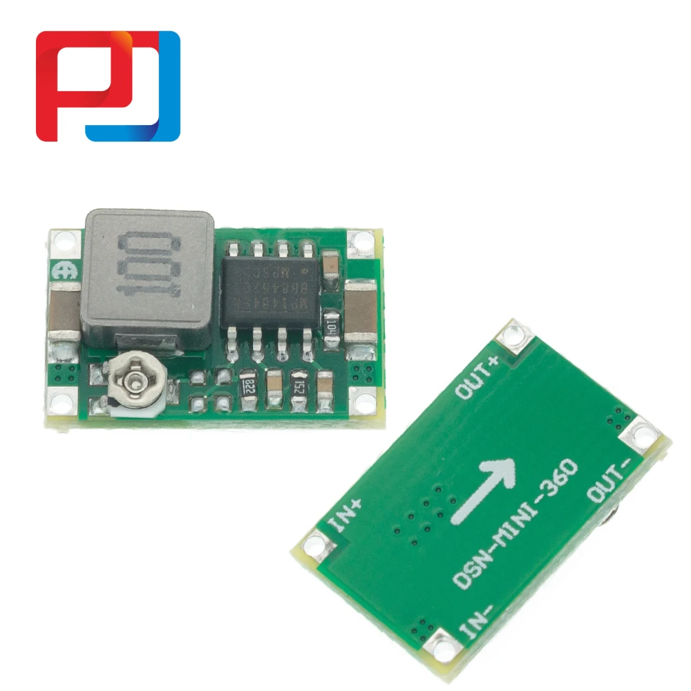 Mini360 DC-DC понижающий преобразователь модуль PULAR 4 75 V-23V постоянного тока до 1V-17 в 17x11x3