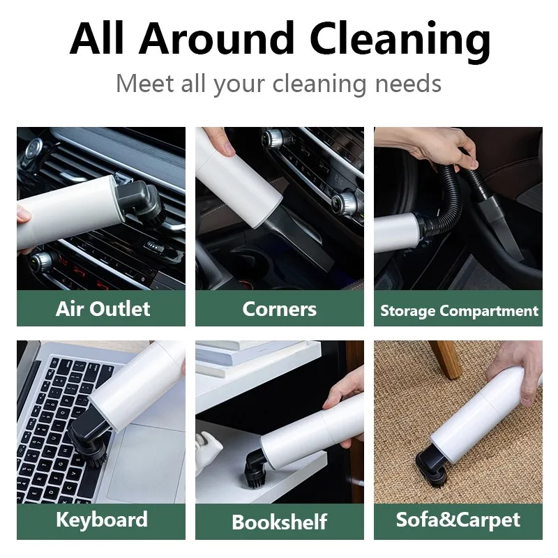 

Portable car vacuum cleaner handheld automatic vacuum cleaner wired car home wet and dry dual-use strong suction mini cleaner
