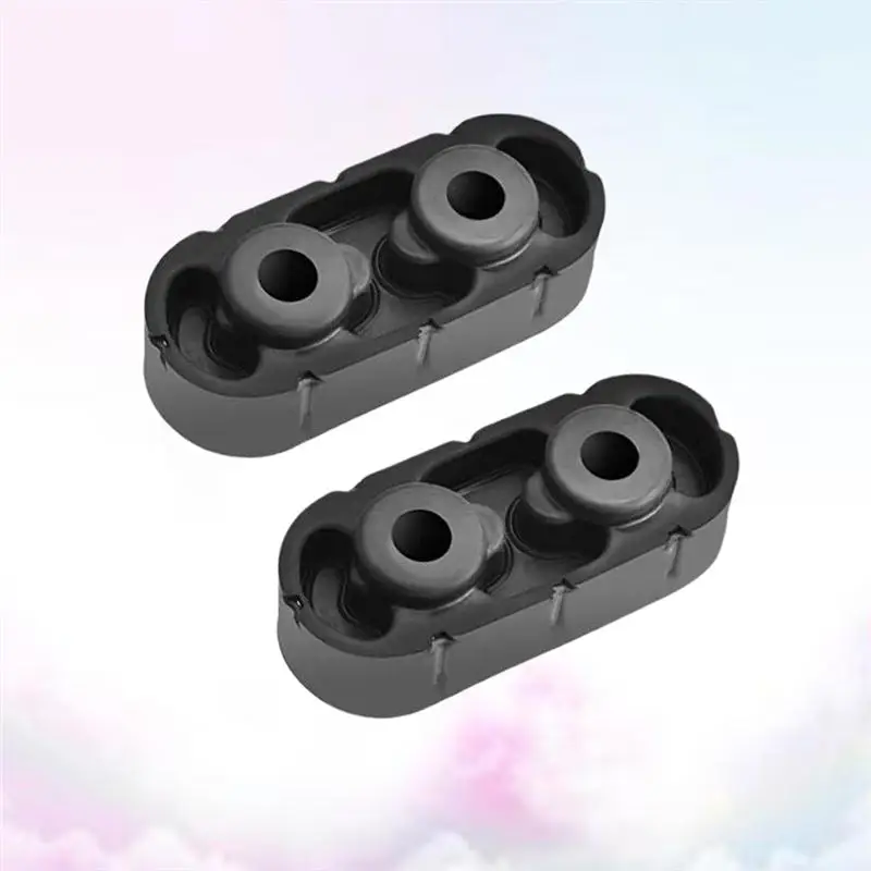2 шт. модификация два отверстия подвеска резиновый глушитель наконечники