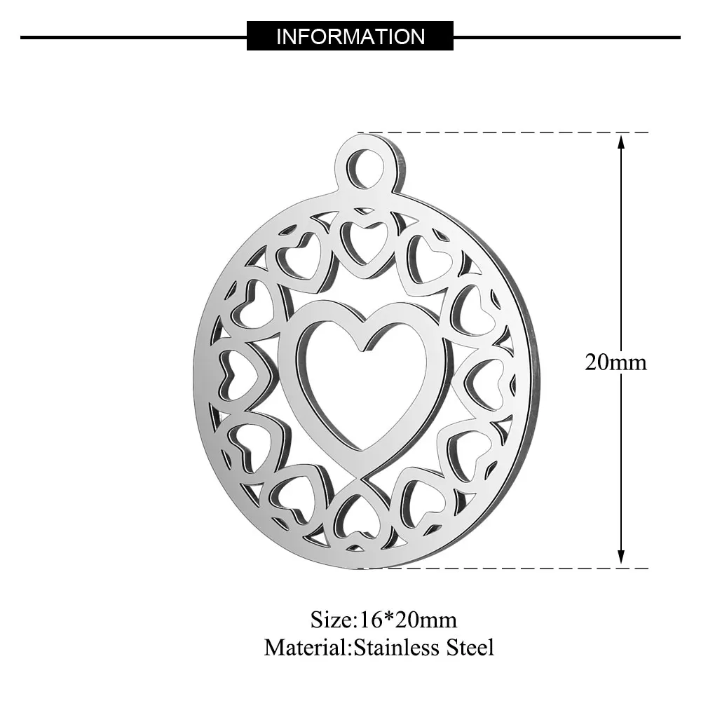 Wholesale DIY Jewelry Charms: 10 Mom-themed Stainless Steel Pendants for Mother's Day Crafting image 5