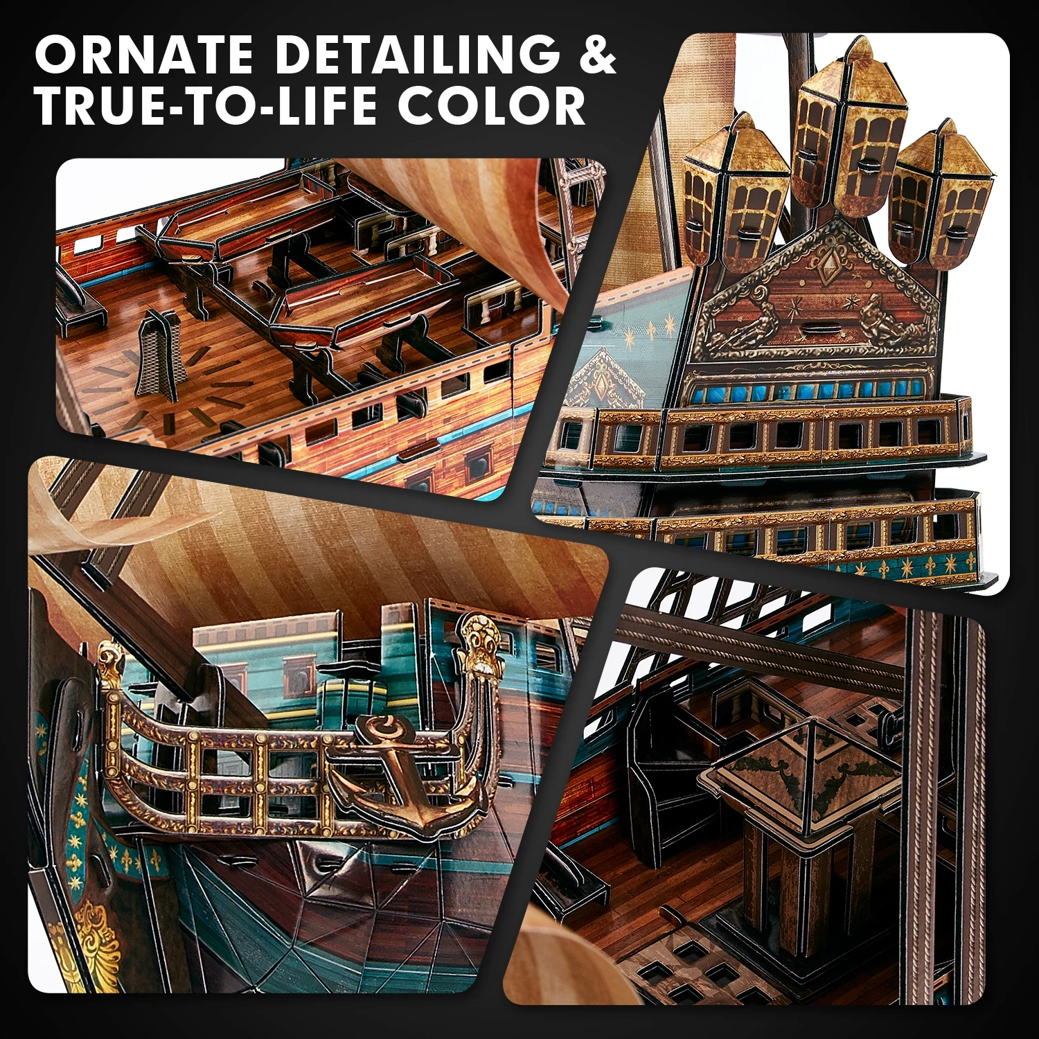 3D пазл CubicFun Сан-Фелипе модель корабля 25 6 дюйма парусная лодка 248 шт. снятие