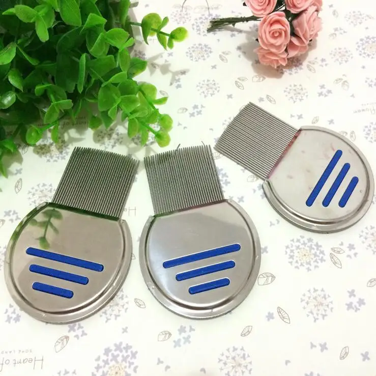 Собака пошла на расческу для блох Расческа питомца Чистая нержавеющая сталь с