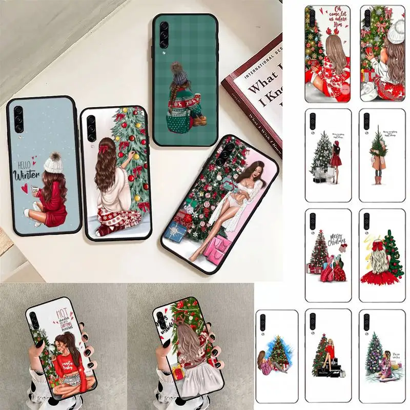 

Christmas Tree Girl Gift Phone Case For Samsung Galaxy A30 A20 S20 A50S A30S A71 A10S A6 plus Fundas Coque