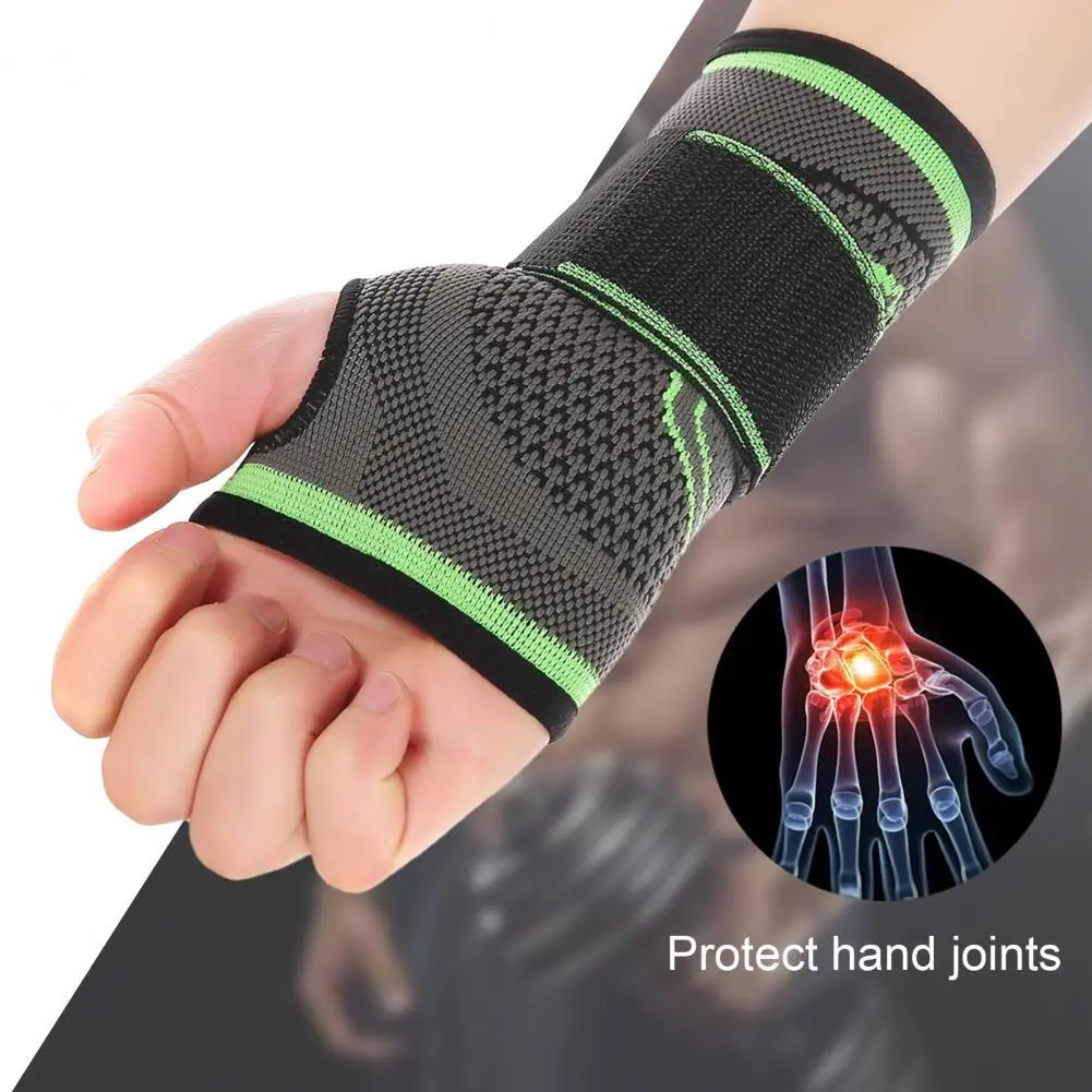 

Mumian Wrist-guard Hook and Loop Closure Breathable Skin-friendly Compression Strap Protector Gloves Wristbands for Baseball Fit