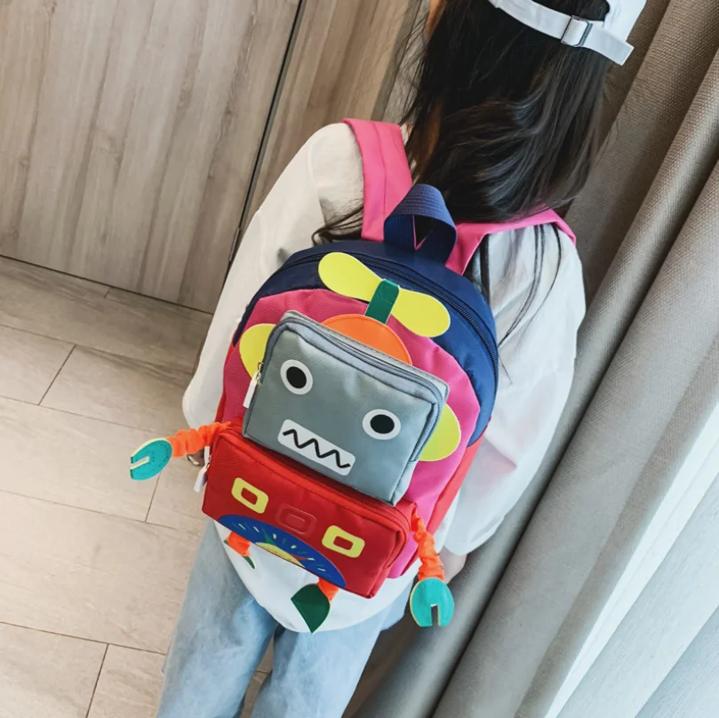 Сумка на плечо для девочки с мультипликационным роботом hello kitty плюшевый рюкзак