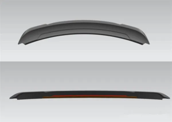 ABS Неокрашенный заднего крыла багажник выступ Спойлеры для Ford Mustang 2015 2016 2017 2018 2019