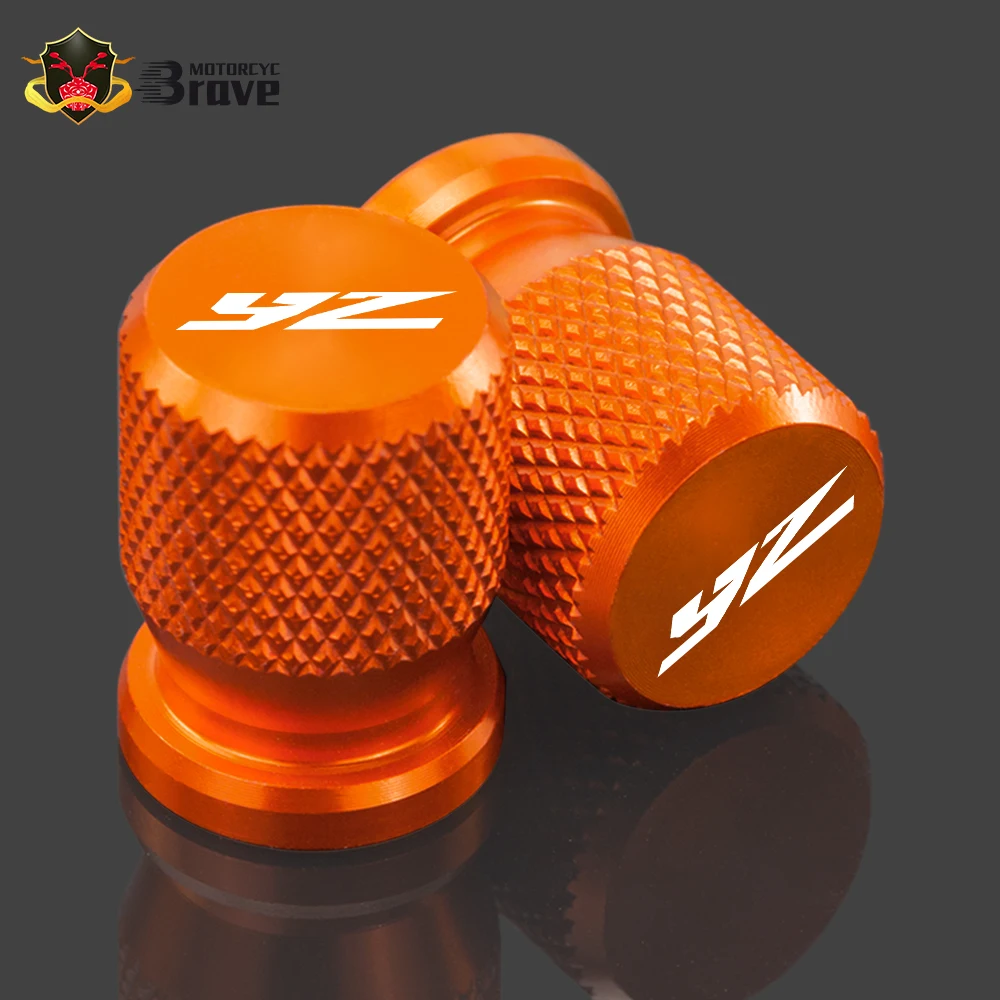 

For YAMAHA YZ125 YZ250 YZ250F YZ 125 250 250F 426F 450F Wheel Tire Valve Stem Caps CNC Airtight Covers