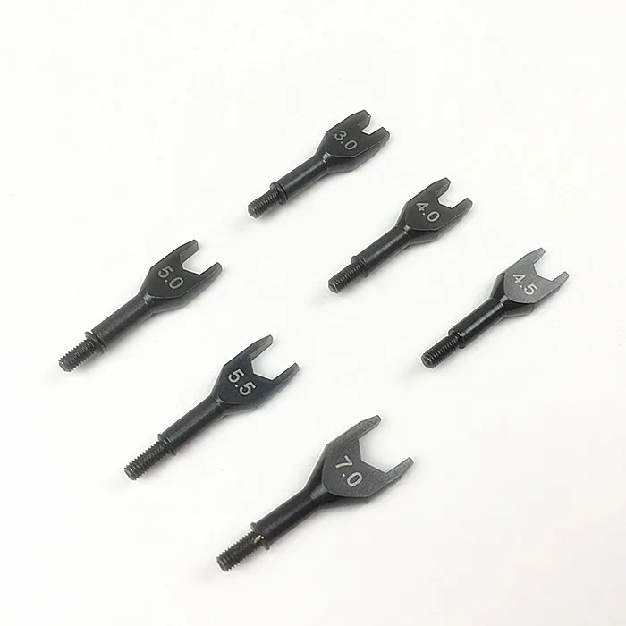 

KYX Racing RC Model Tools Repair Parts Tool Open End Wrench Single-head Hexagonal Spanners 3.0/4.0/4.5/5.0/5.5/7.0 for RC Car