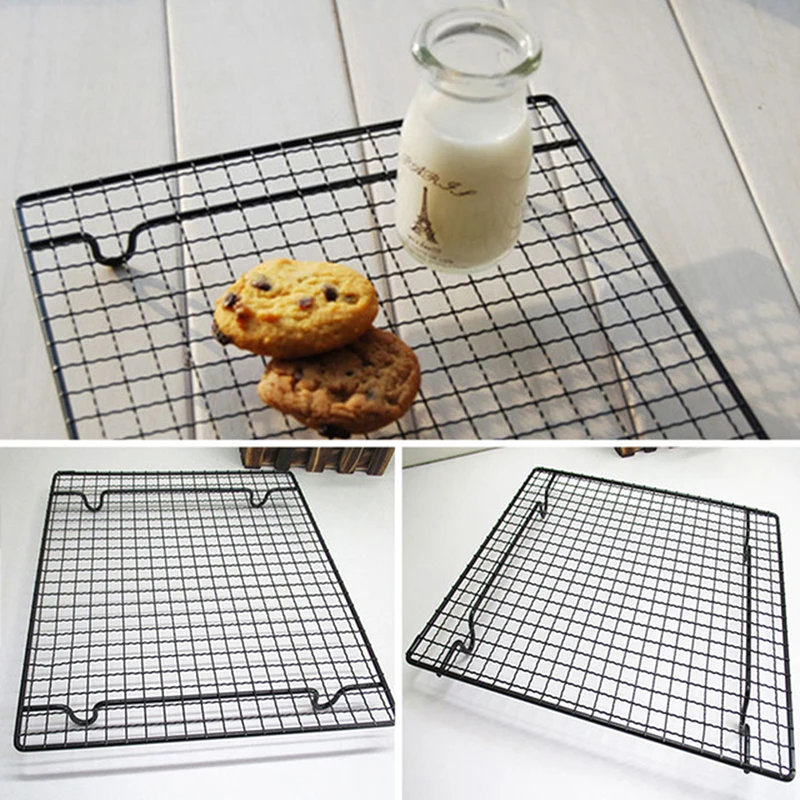 1PC Stainless Steel Nonstick Cooling Rack Fits Baking Pan Heavy Duty Oven Safe for Roasting Cooking Grilling 28x25.5cm | Дом и сад