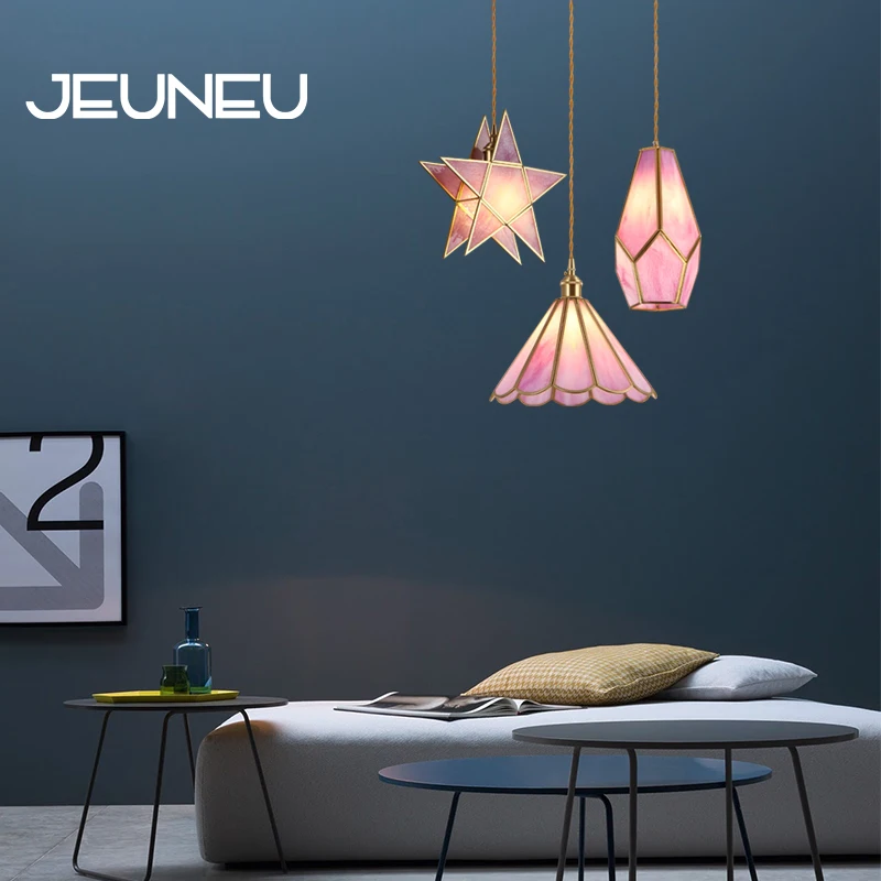 Скандинавский Простой японский стиль подвесной светильник LED E27 220V романтическая