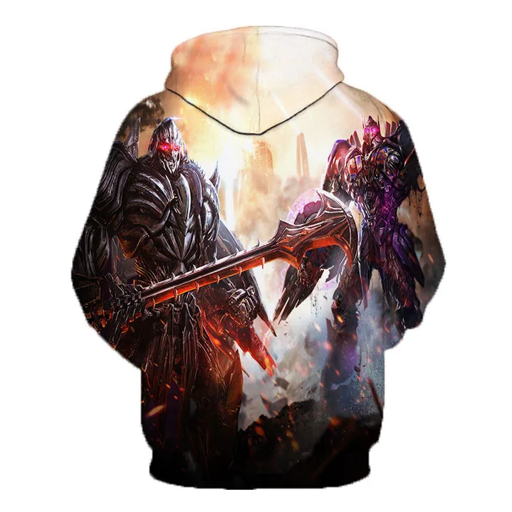 Новинка креативные деньги 3D цифровая печать HoodieCustomized взрывные деньги Трансформеры Толстовка