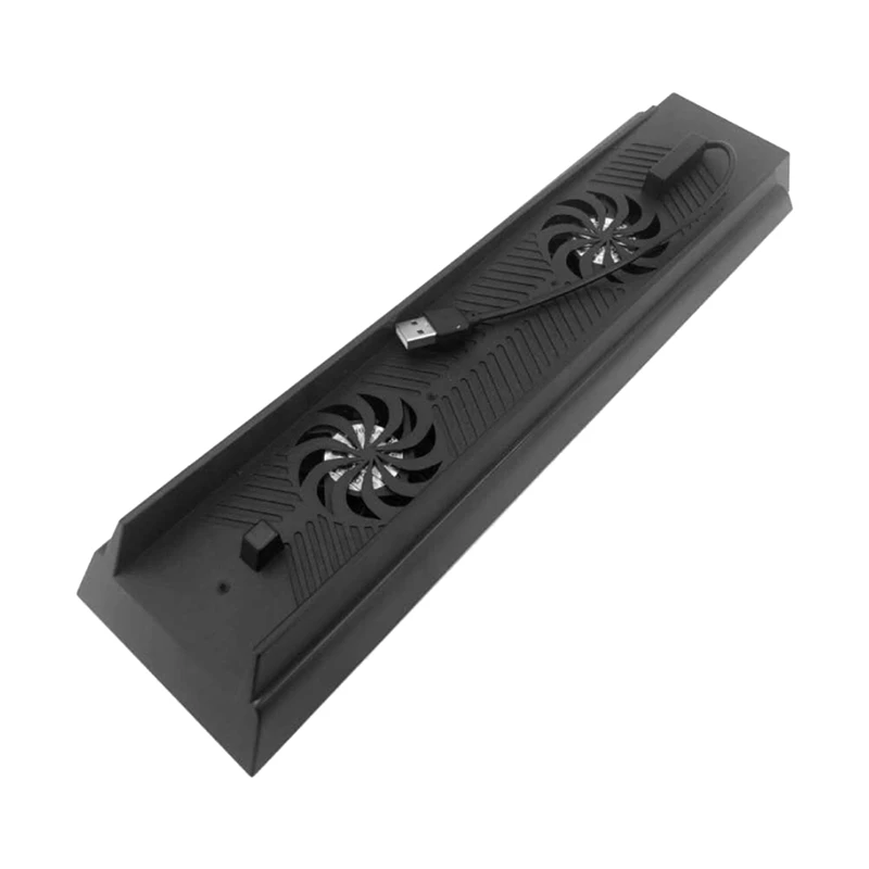 

for PS4 Heat Cooling Stand with Cooling Fan Vertical Bracket Base with 3 USB Ports for Sony Playstation 4 PS4