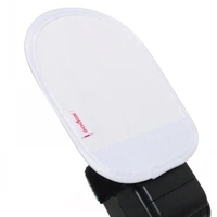 godox mrf 01 mini white diffuser sliver reflector for canon nikon yongnuo speedlite shoe mount flash