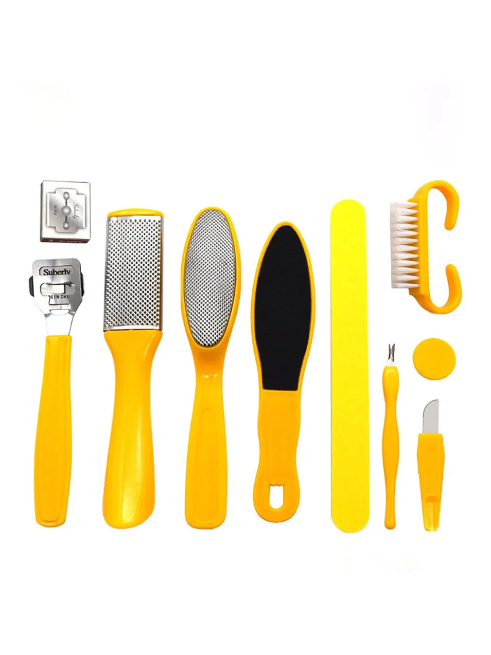 

10pcs Foot Files Professional Pedicure Tools Set Foot Callus Remover Foot Scrubber Dead Skin Remover Pedicure For Women Men