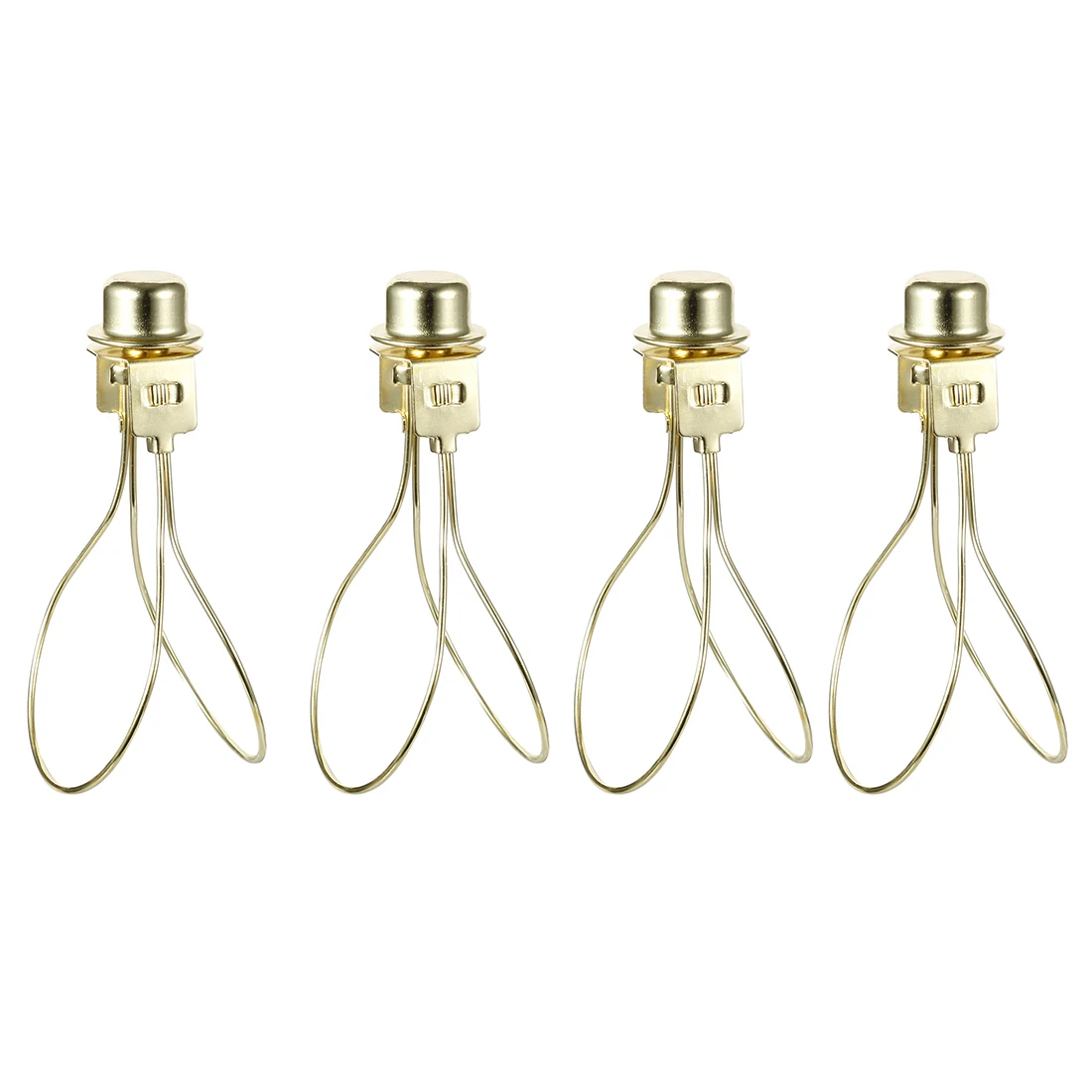 Uxcell 4 шт. лампа абажур Светильник Зажим адаптер с тентом крепления Finial Top